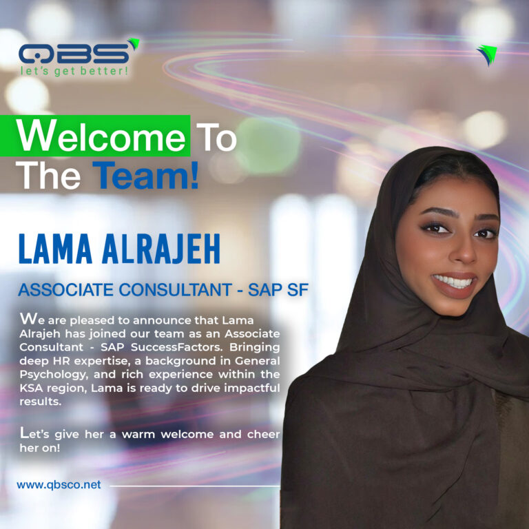 Welcome Onboard, Lama Alrajeh