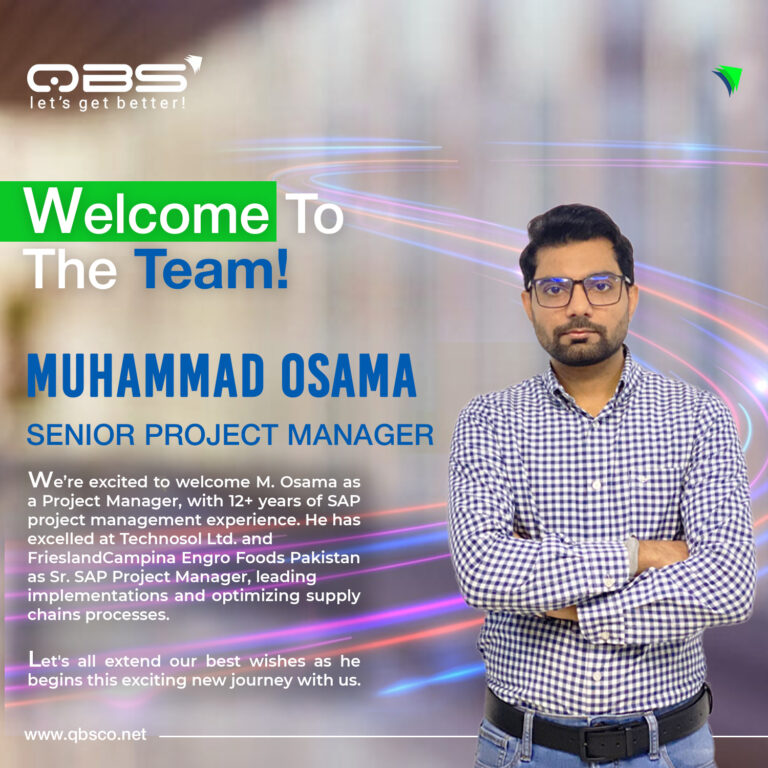 Welcome Onboard, Muhammad Osama