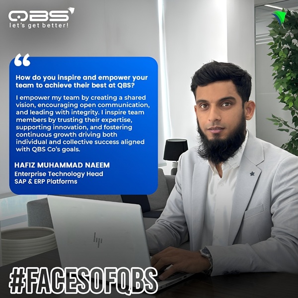 Hafiz Muhammad Naeem,  𝐄𝐧𝐭𝐞𝐫𝐩𝐫𝐢𝐬𝐞 𝐓𝐞𝐜𝐡𝐧𝐨𝐥𝐨𝐠𝐲 𝐇𝐞𝐚𝐝 – 𝐒𝐀𝐏 & 𝐄𝐑𝐏 𝐏𝐥𝐚𝐭𝐟𝐨𝐫𝐦𝐬